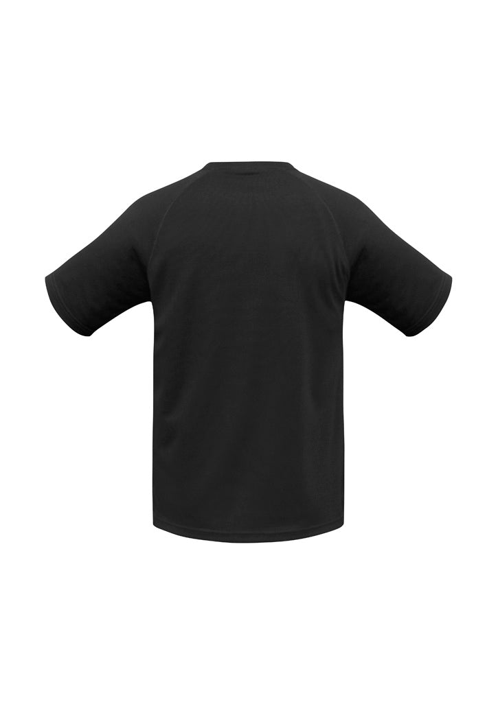 Biz Collection Kids Sprint Short Sleeve Tee - Black