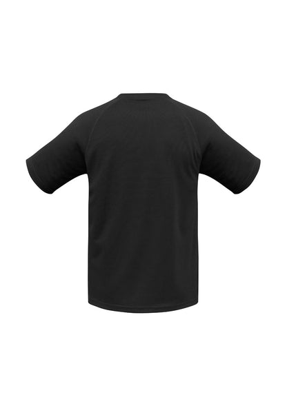 Biz Collection Kids Sprint Short Sleeve Tee - Black