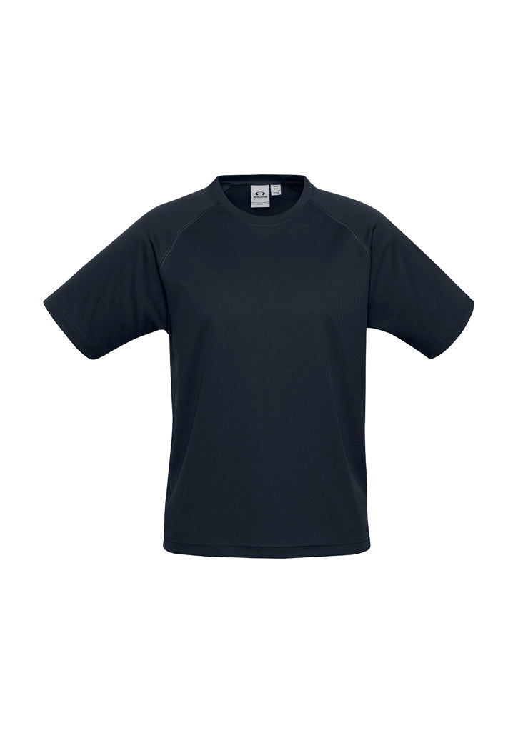 Biz Collection Kids Sprint Short Sleeve Tee - Navy