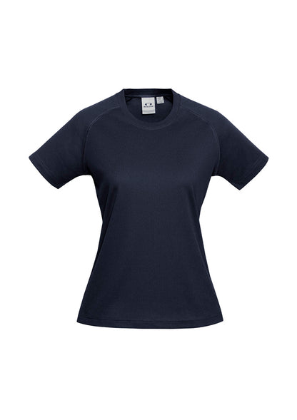 Biz Collection Womens Sprint Short Sleeve Tee - Navy