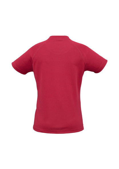 Biz Collection Womens Sprint Short Sleeve Tee - Red