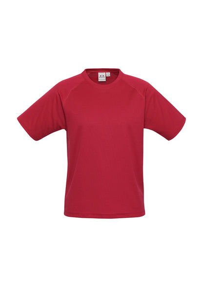 Biz Collection Mens Sprint Short Sleeve Tee - Red