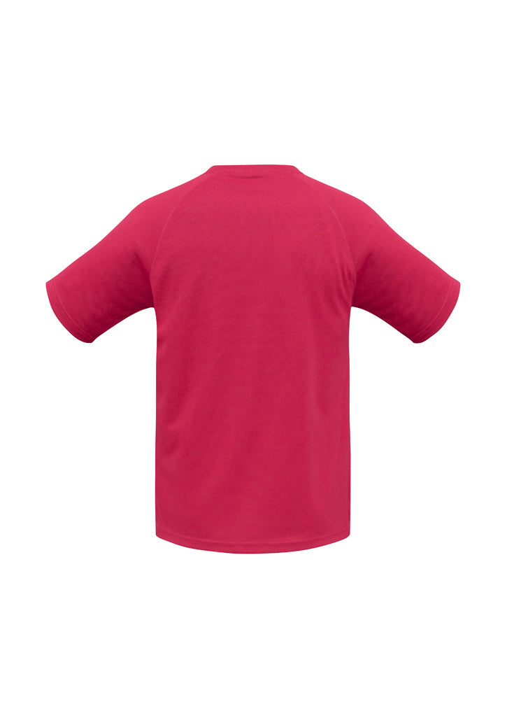 Biz Collection Mens Sprint Short Sleeve Tee - Red