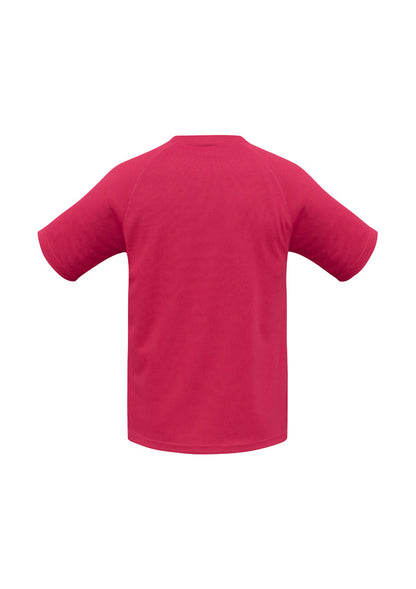 Biz Collection Mens Sprint Short Sleeve Tee - Red