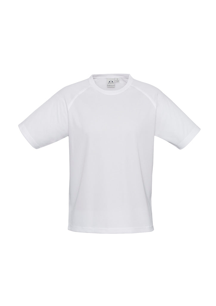 Biz Collection Mens Sprint Short Sleeve Tee - White