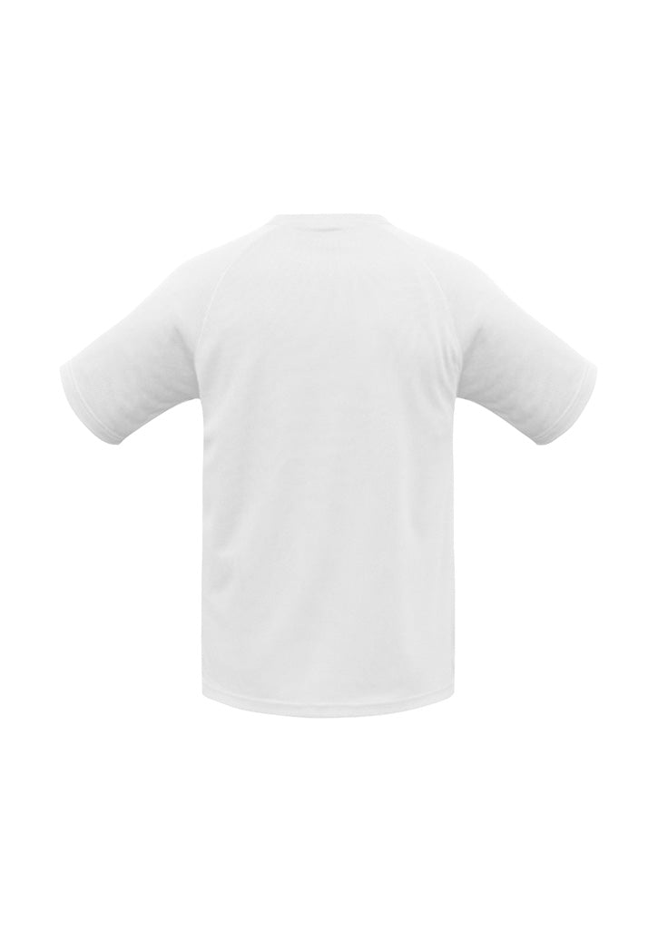 Biz Collection Mens Sprint Short Sleeve Tee - White