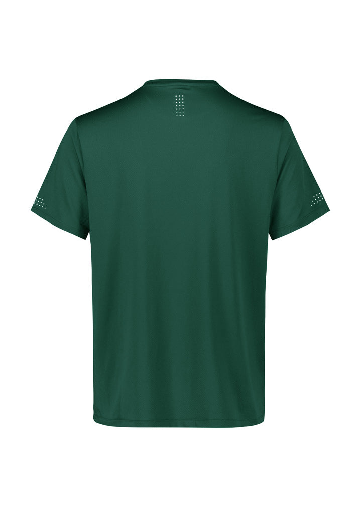 Biz Collection Kids Balance Short Sleeve Tee - Forest/White