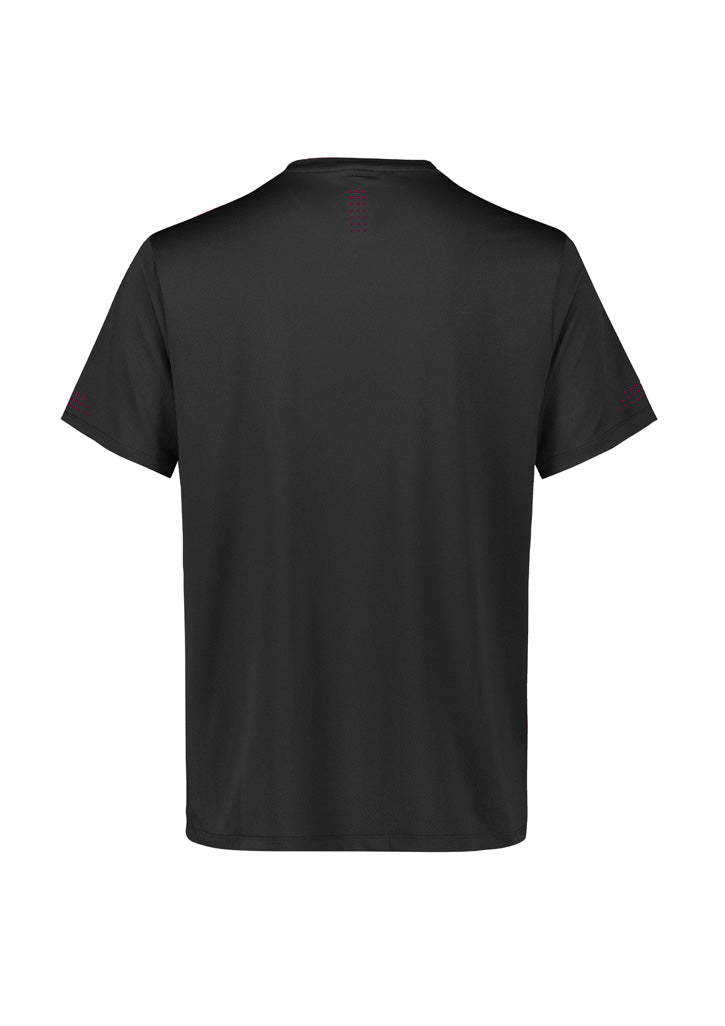Biz Collection Mens Balance Short Sleeve Tee - Black/Red