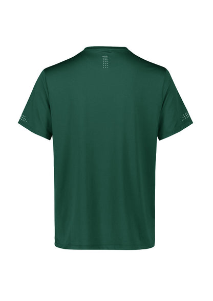 Biz Collection Mens Balance Short Sleeve Tee - Forest/White