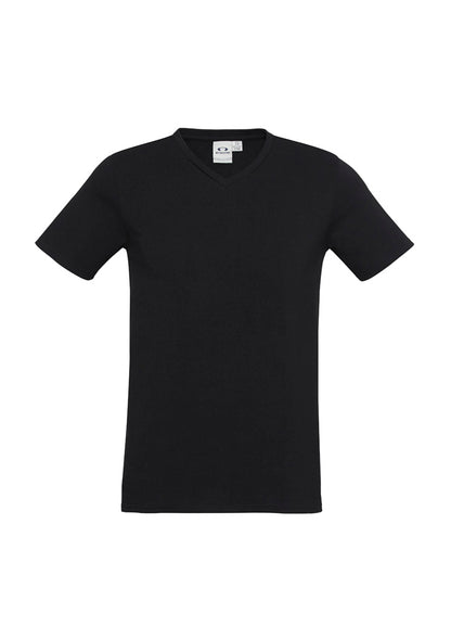 Biz Collection Mens Viva Short Sleeve Tee - Black