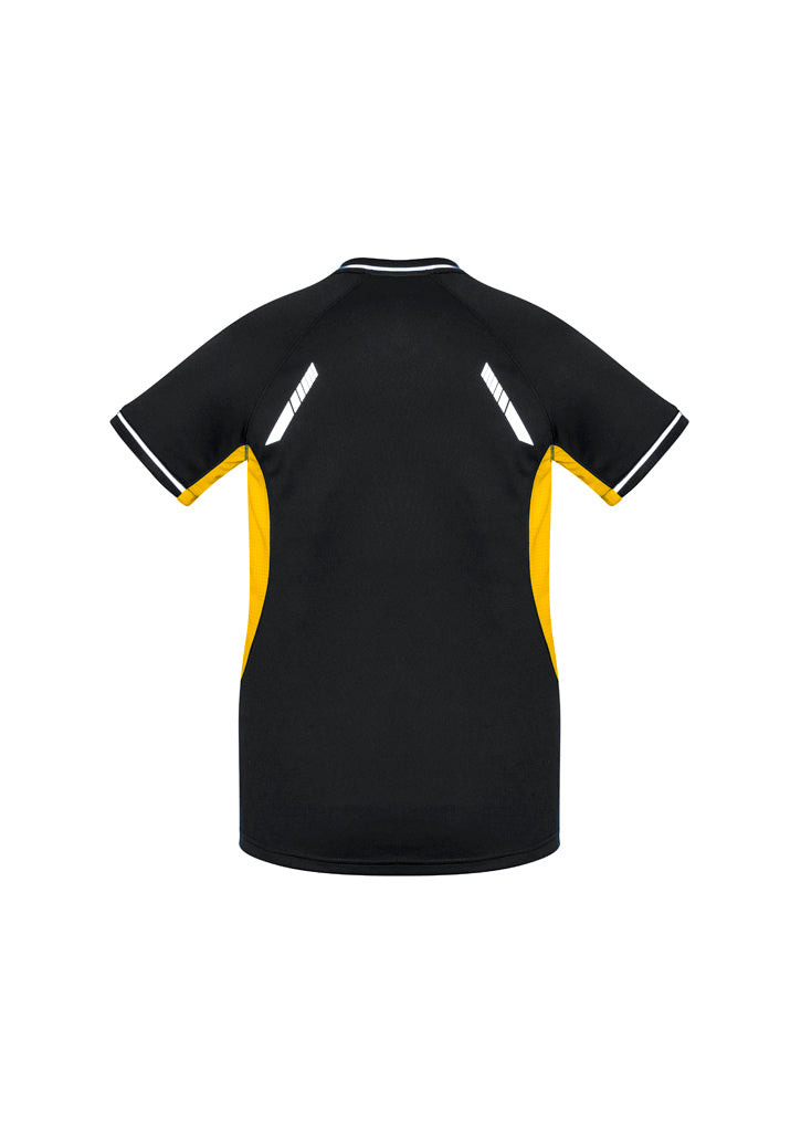 Biz Collection Womens Renegade Short Sleeve Tee - Black/Gold/Silver