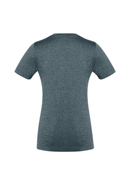 Biz Collection Womens Aero Short Sleeve Tee - Charcoal