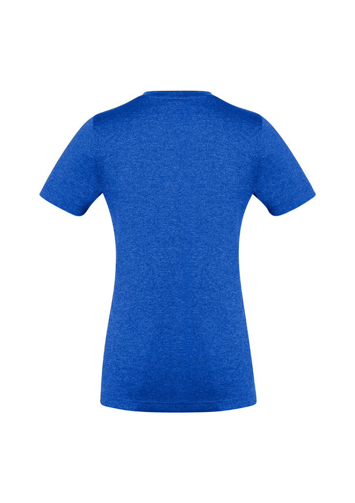 Biz Collection Womens Aero Short Sleeve Tee - Electric Blue