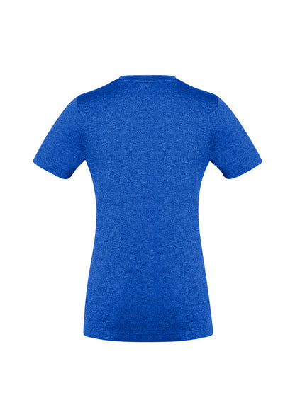 Biz Collection Womens Aero Short Sleeve Tee - Electric Blue