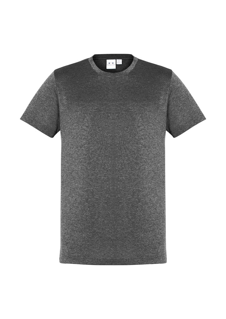 Biz Collection Mens Aero Short Sleeve Tee - Navy