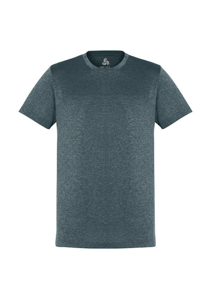 Biz Collection Mens Aero Short Sleeve Tee - Charcoal