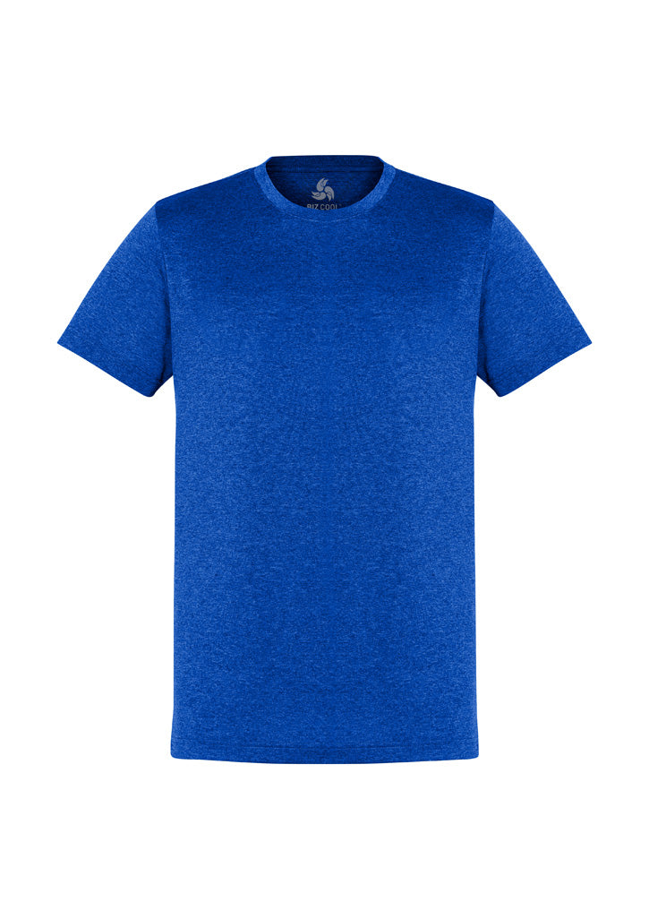Biz Collection Mens Aero Short Sleeve Tee - Electric Blue