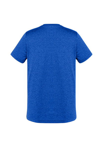 Biz Collection Mens Aero Short Sleeve Tee - Electric Blue