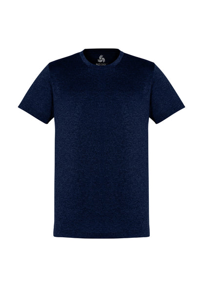 Biz Collection Mens Aero Short Sleeve Tee - Navy