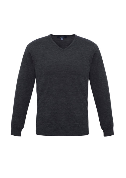 Biz Collection Mens Milano Pullover - Charcoal