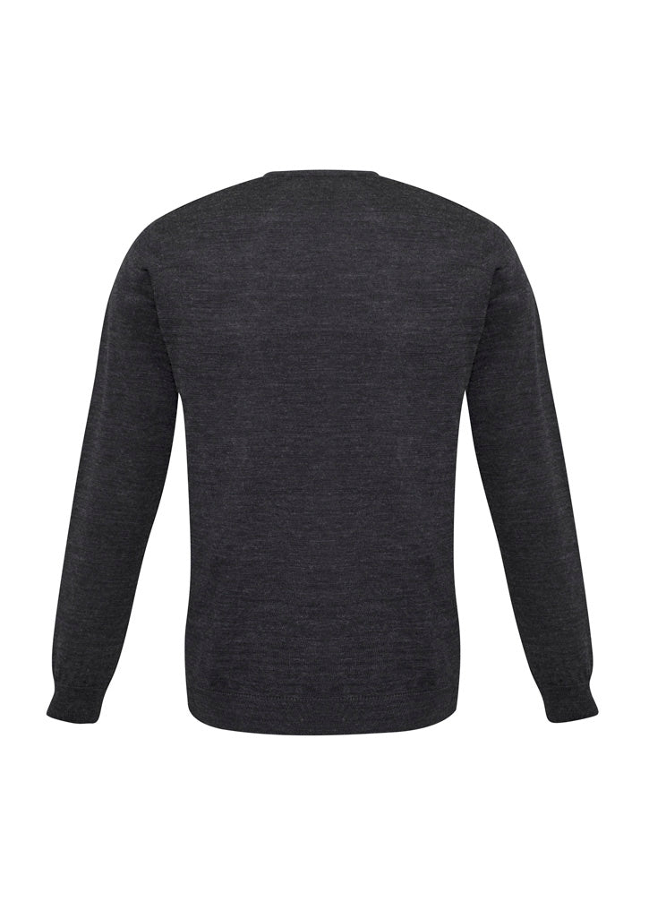Biz Collection Mens Milano Pullover - Charcoal