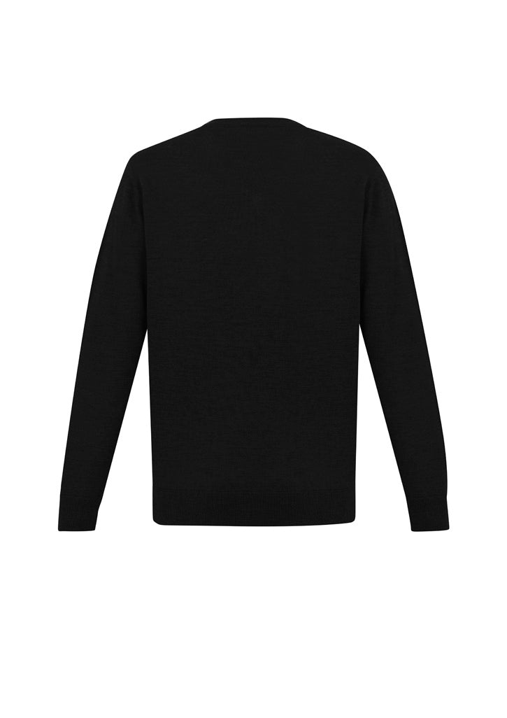 Biz Collection Mens Roma Knit Pullover - Black