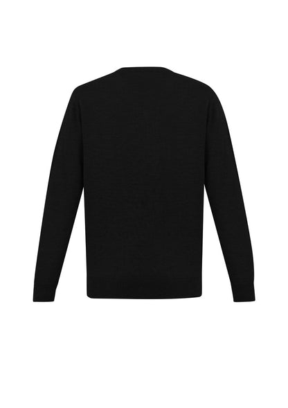 Biz Collection Mens Roma Knit Pullover - Black