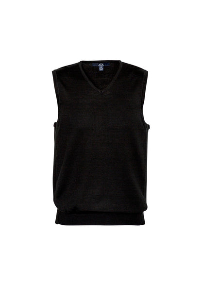 Biz Collection Mens Milano Vest - Black