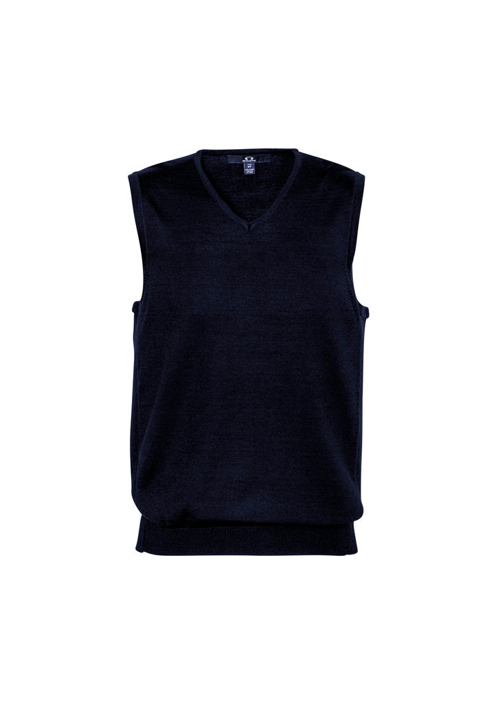 Biz Collection Mens Milano Vest - Navy