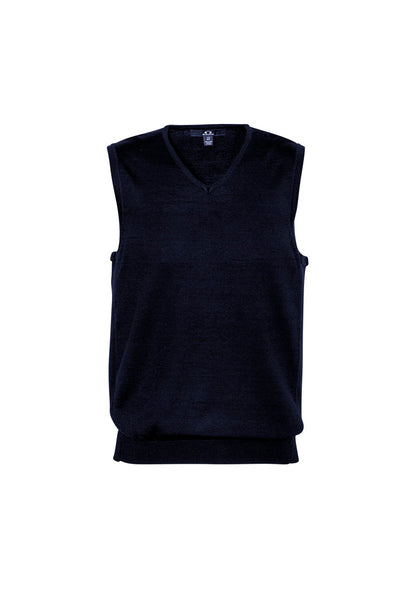 Biz Collection Mens Milano Vest - Navy
