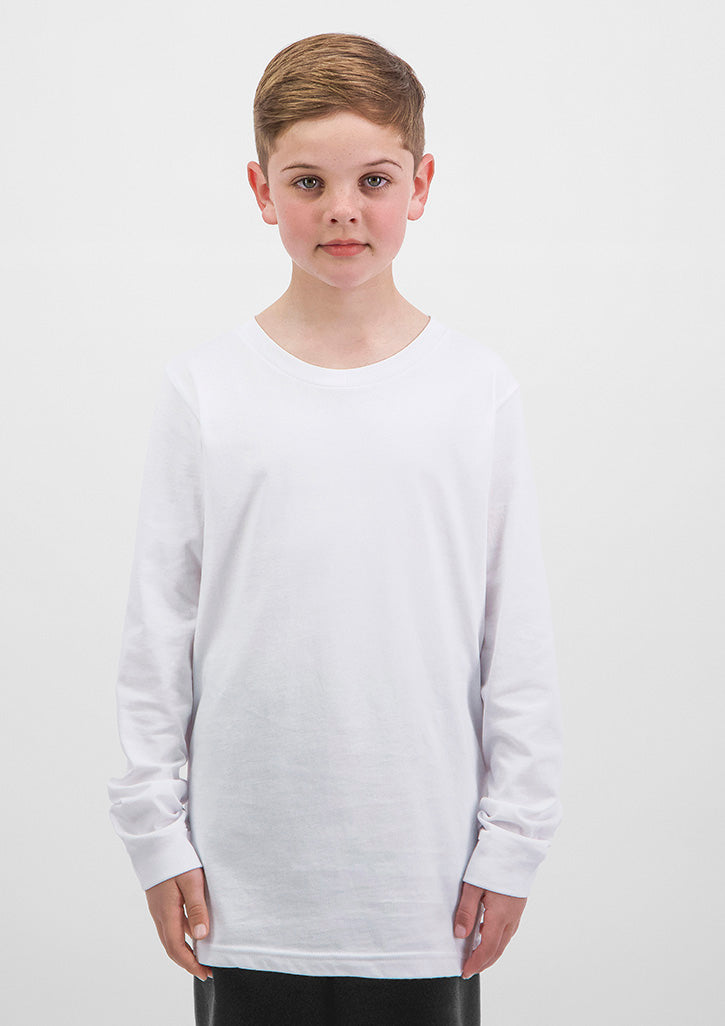 Good Mates Kids Basis Long Sleeve Tee - White