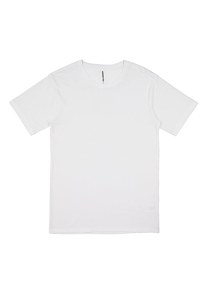 Good Mates Mens Basis Short Sleeve Tee - White
