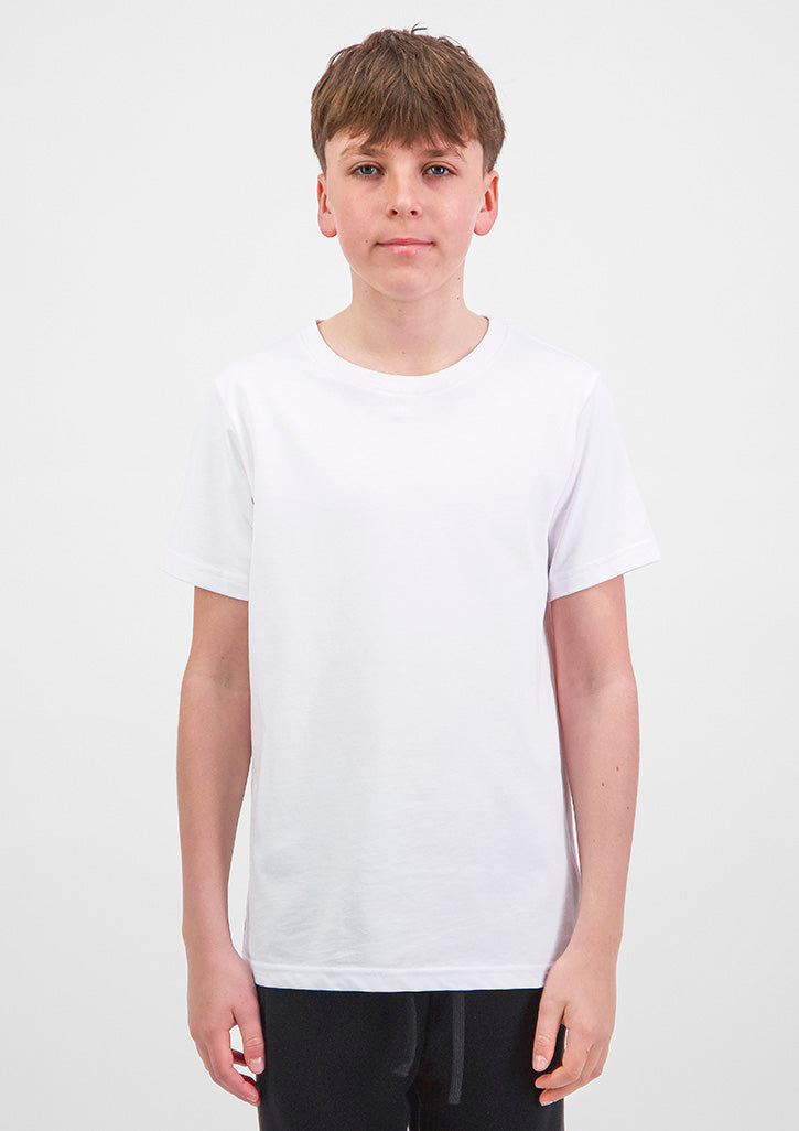 Good Mates Youth Basis Short Sleeve Tee - White