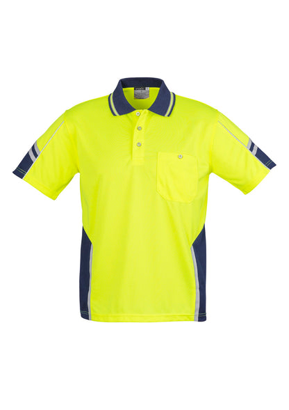 Mens Hi Vis Squad Short Sleeve Polo ZH237
