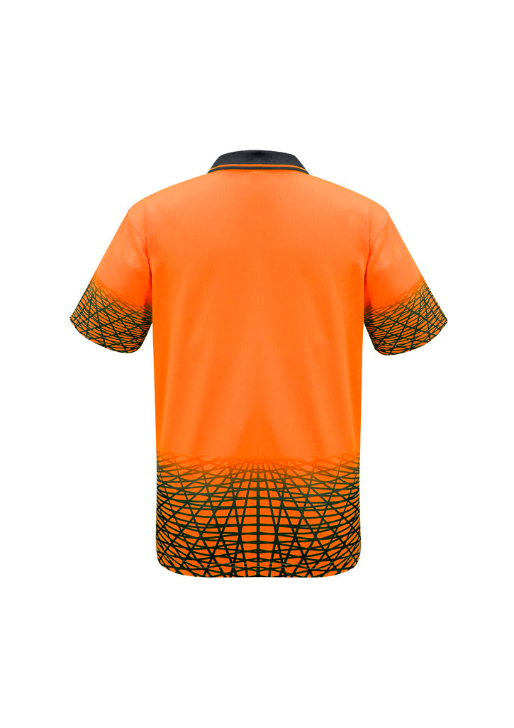 Mens Hi Vis Tracks Short Sleeve Polo ZH300