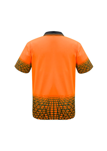 Mens Hi Vis Tracks Short Sleeve Polo ZH300