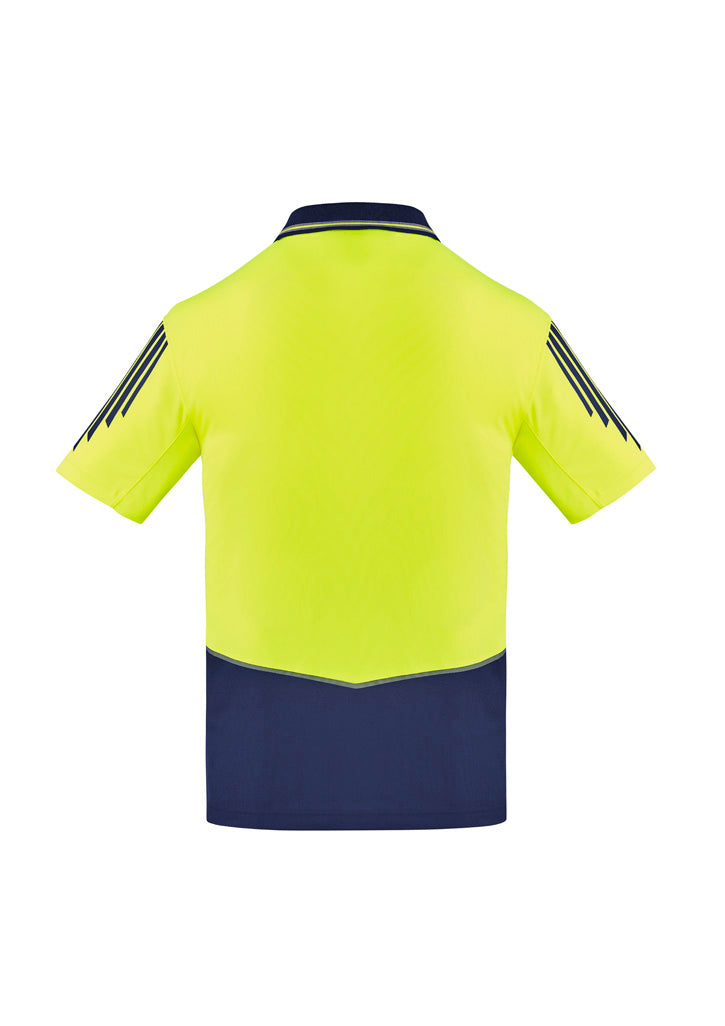 Mens Hi Vis Flux Short Sleeve Polo ZH315