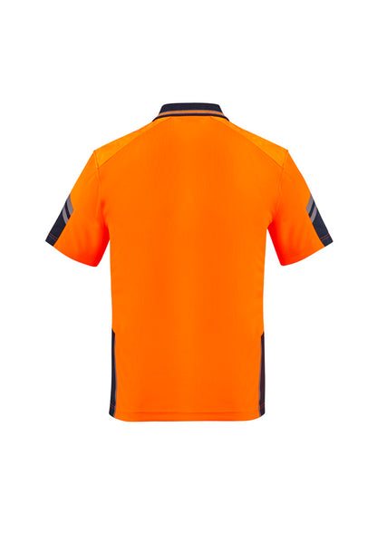 Mens Hi Vis Reinforced Squad Short Sleeve Polo ZH465
