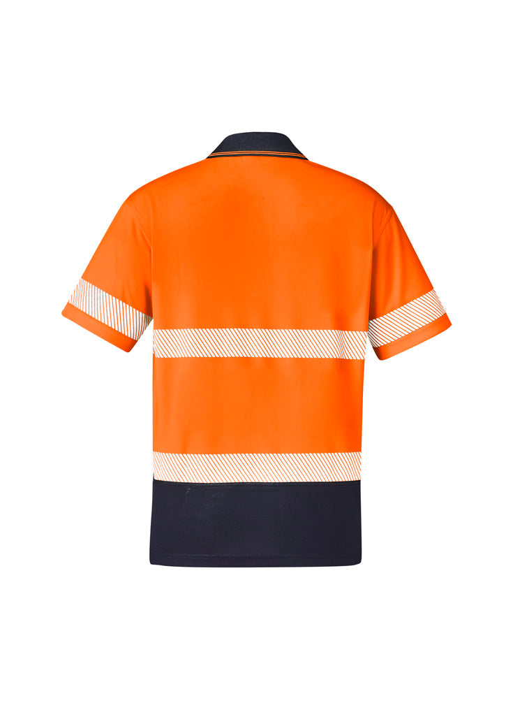 Unisex Hi Vis Segmented Tape Short Sleeve Polo ZH535
