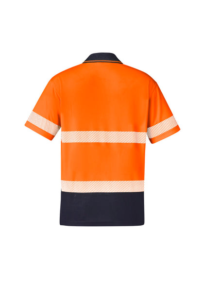 Unisex Hi Vis Segmented Tape Short Sleeve Polo ZH535
