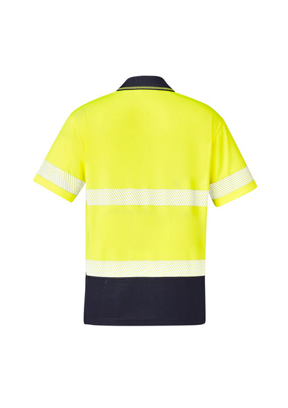 Unisex Hi Vis Segmented Tape Short Sleeve Polo ZH535