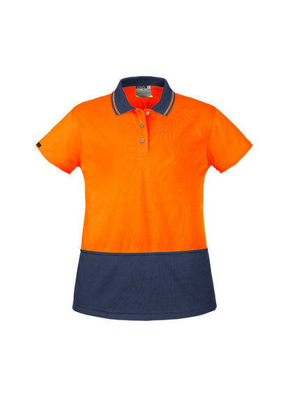 Womens Hi Vis Basic Short Sleeve Polo ZH731