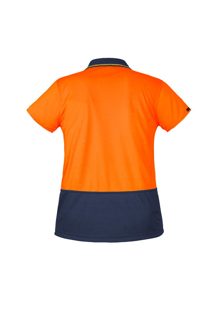 Womens Hi Vis Basic Short Sleeve Polo ZH731