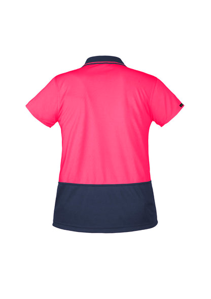 Womens Hi Vis Basic Short Sleeve Polo ZH731