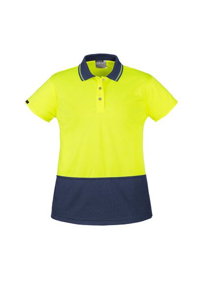 Womens Hi Vis Basic Short Sleeve Polo ZH731