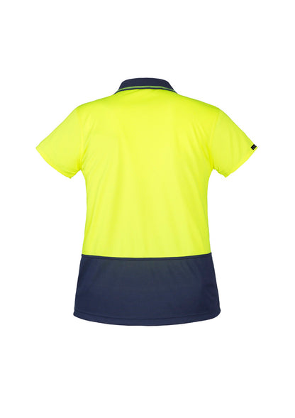 Womens Hi Vis Basic Short Sleeve Polo ZH731
