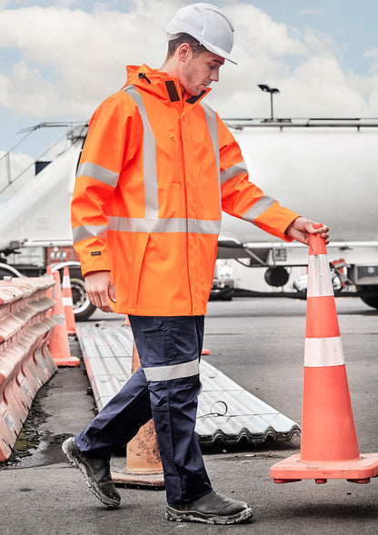 Mens TTMC-W23 Hi Vis X Back Heavy Duty Waterproof Jacket ZJ620-NZ