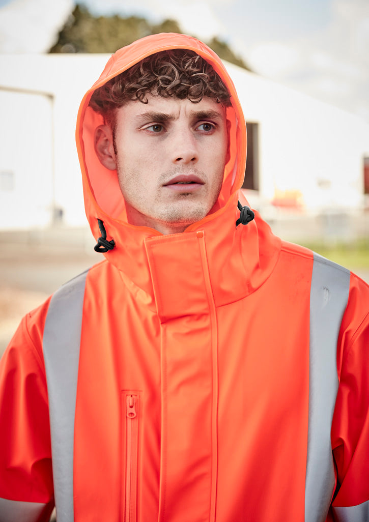 Mens TTMC-W23 Hi Vis X Back Heavy Duty Waterproof Jacket ZJ620-NZ