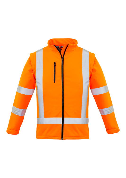 Womens Hi Vis NSW Rail X Back 2 In 1 Softshell Jacket ZJ770