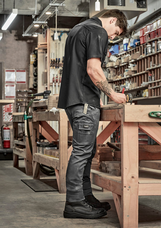 Mens Essential Basic Stretch Cargo Pant ZP230